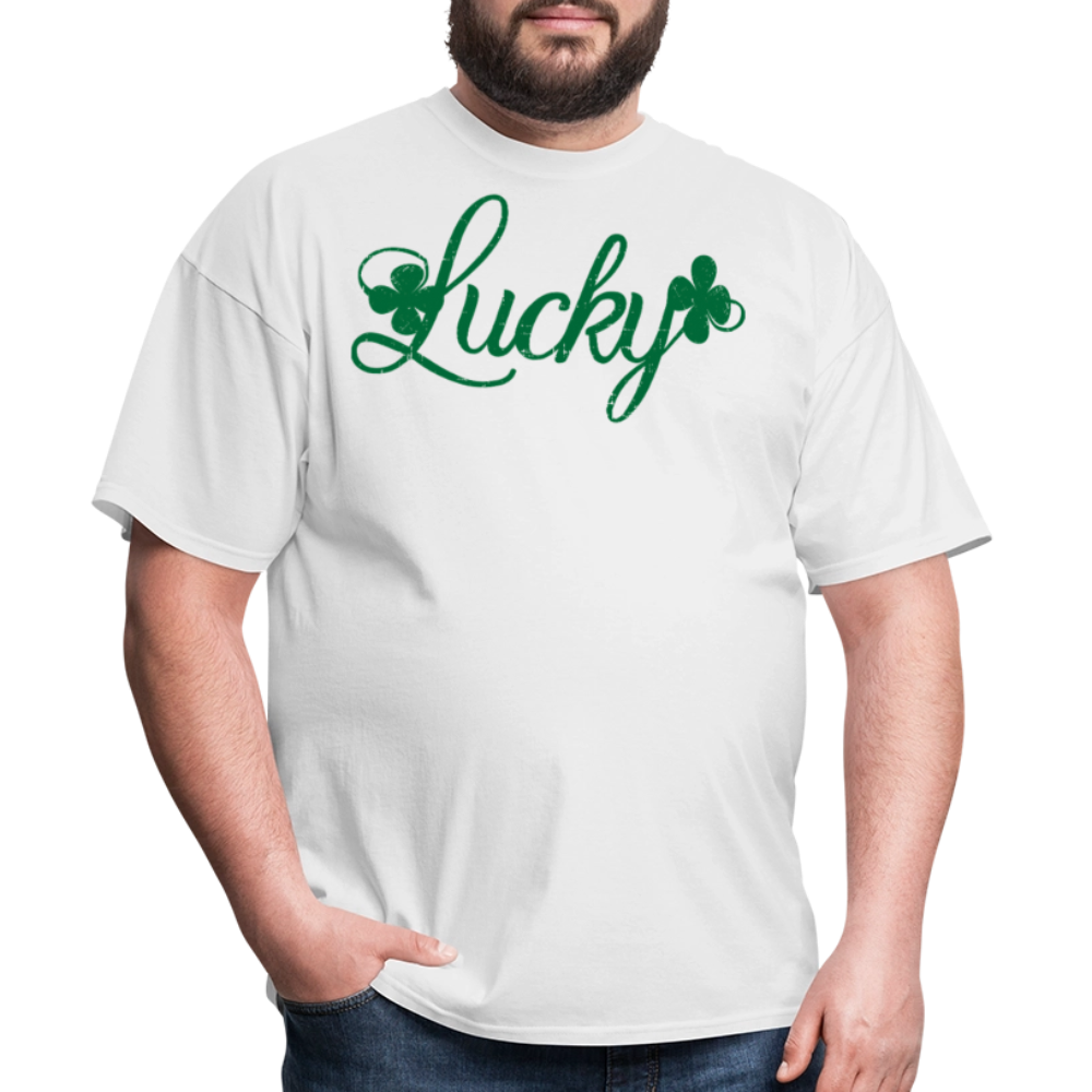 St Patrick’s Day Lucky Shamrock T-shirt - white