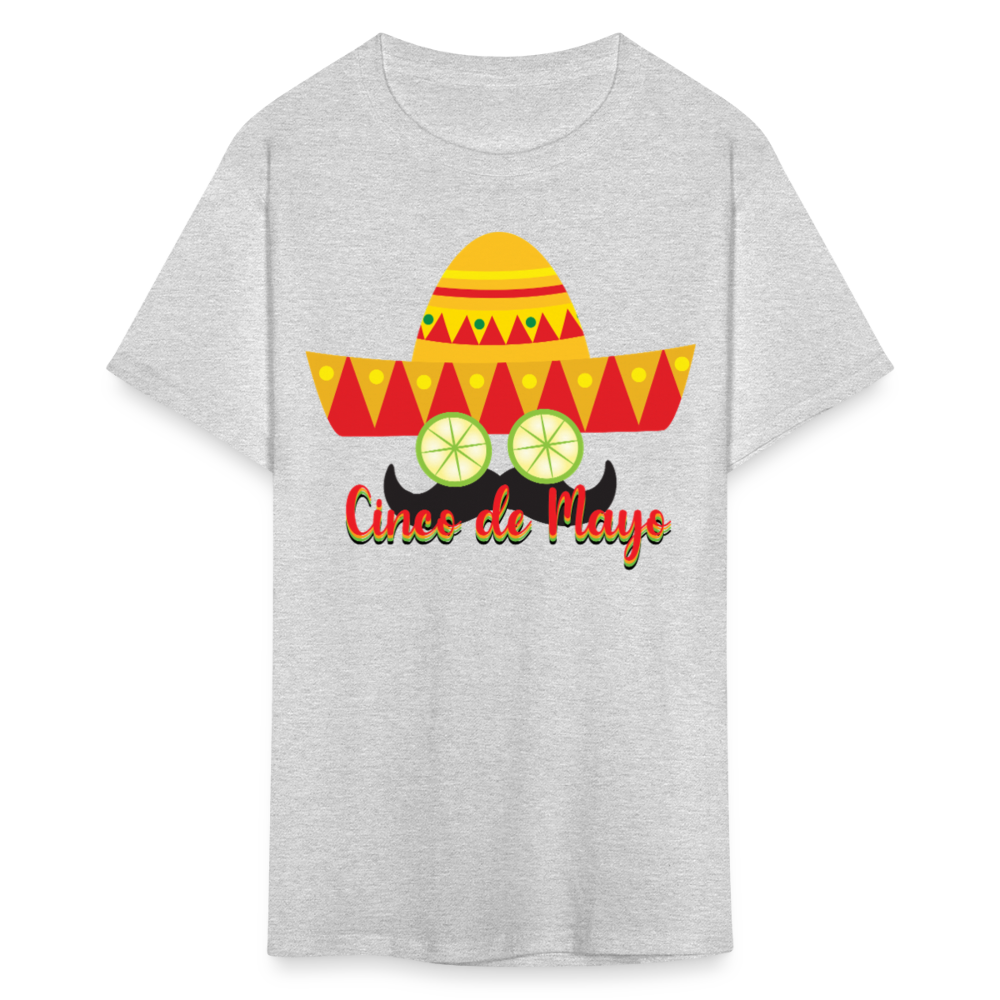 Mexican Fiesta themed Apparel For Cinco de Mayo T-shirt - heather gray