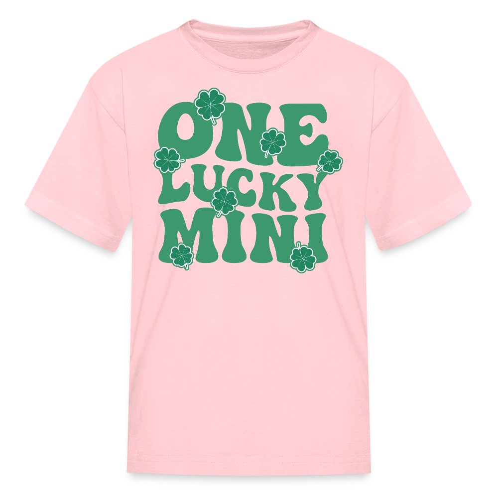 One Lucky Mini St Patrick’s Day Kids T-shirt - pink