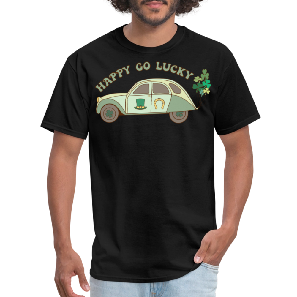 St Patrick’s Day lucky Car T-shirt - black