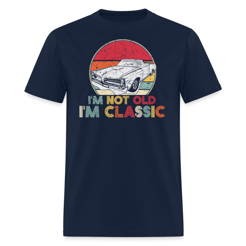 I'm Not Old I'm Classic Car Driver T-Shirt - navy