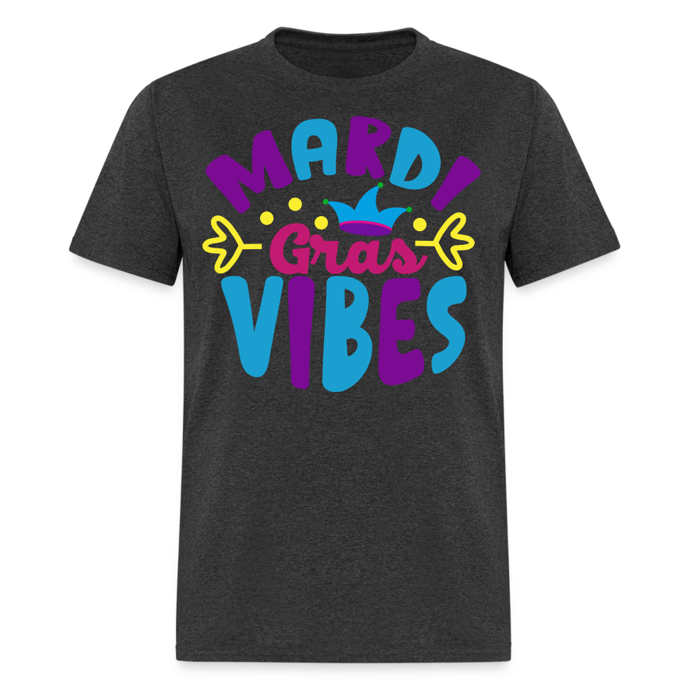 Mardi Gras Shirts For Couples New Orleans Carnival Graphic T-shirt - heather black