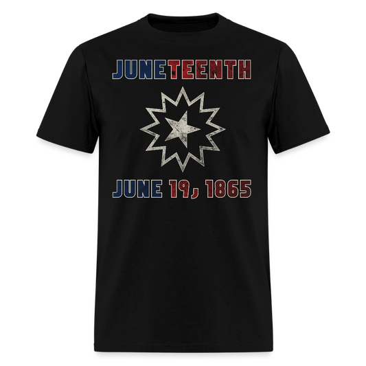 Juneteenth Freedom Day June 19 1865 T-Shirt - black