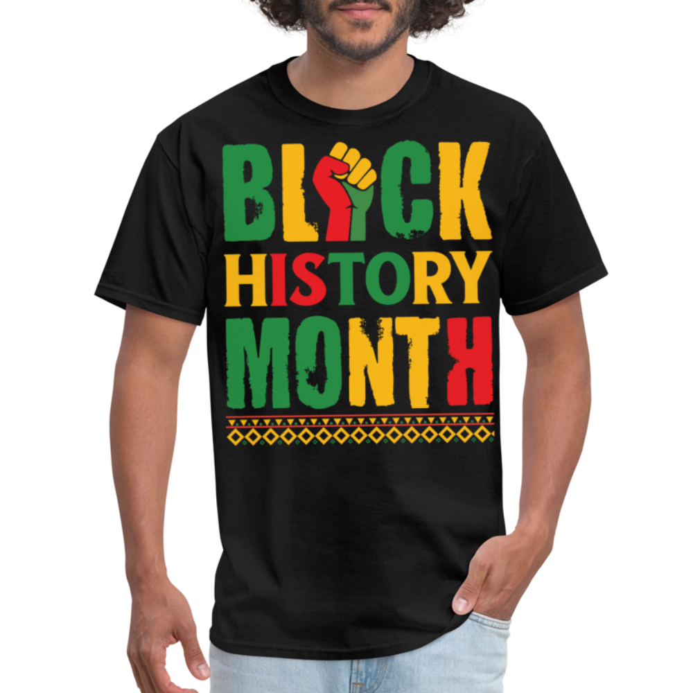 African American Pride Clothing Best Gifts for Black History Month T-shirt - black