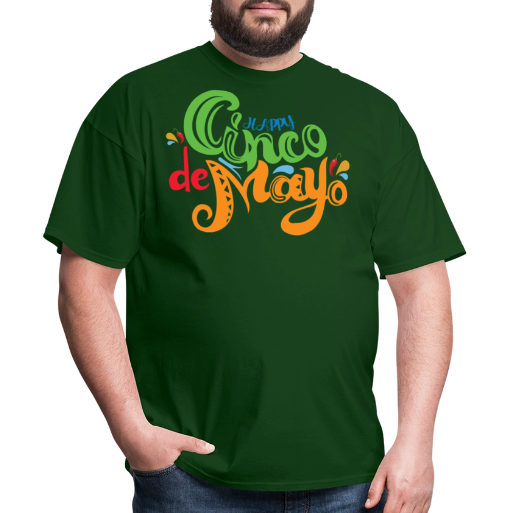 Best Mexican-themed Party Apparel For Cinco de Mayo T-shirt - forest green