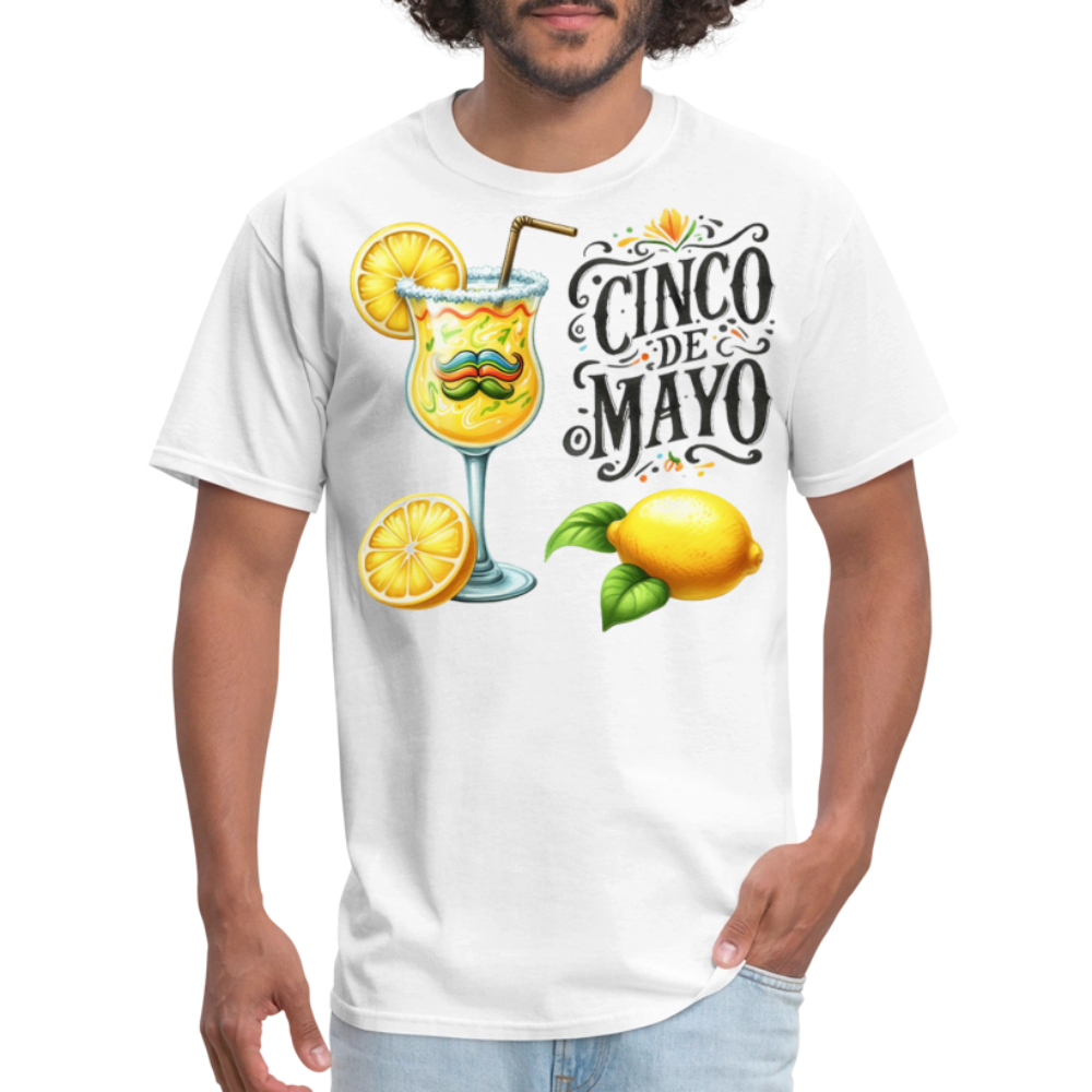 Funny Mexican Drink-themed Fiesta Tee Cinco De Mayo Party T-shirt - white