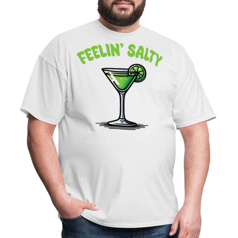 Feelin’ Salty Margarita Graphic Tee Mexican Fiesta Drinking T-shirt - white