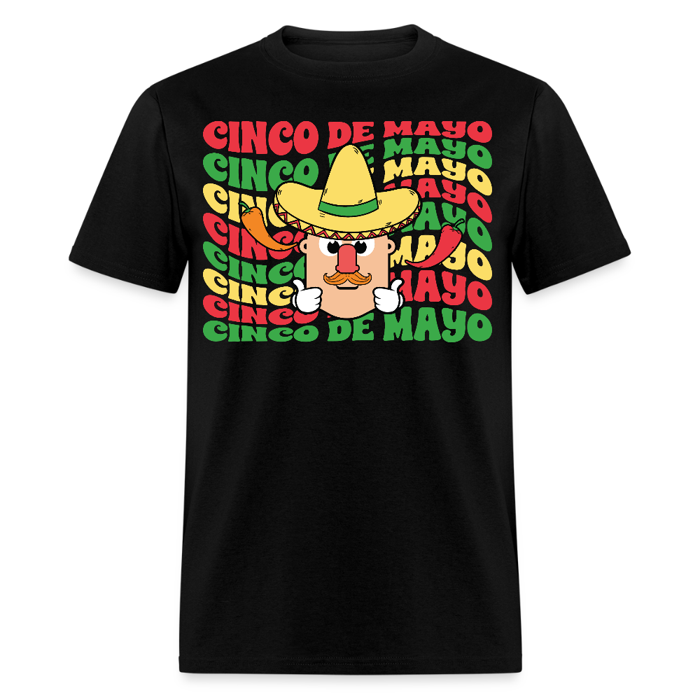 Cinco De Mayo Fiesta Tee Funny Mexican Party T-shirt - black