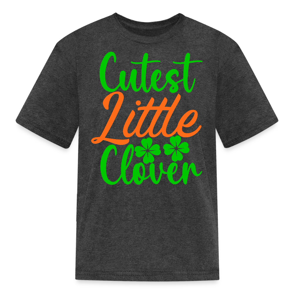 Cutest Little Clover St Patrick’s Day T-shirt - heather black