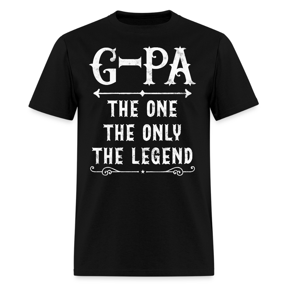 G-Pa The One The Only The Legend Father’s Day T-Shirt - black