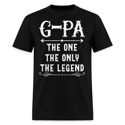 G-Pa The One The Only The Legend Father’s Day T-Shirt - black