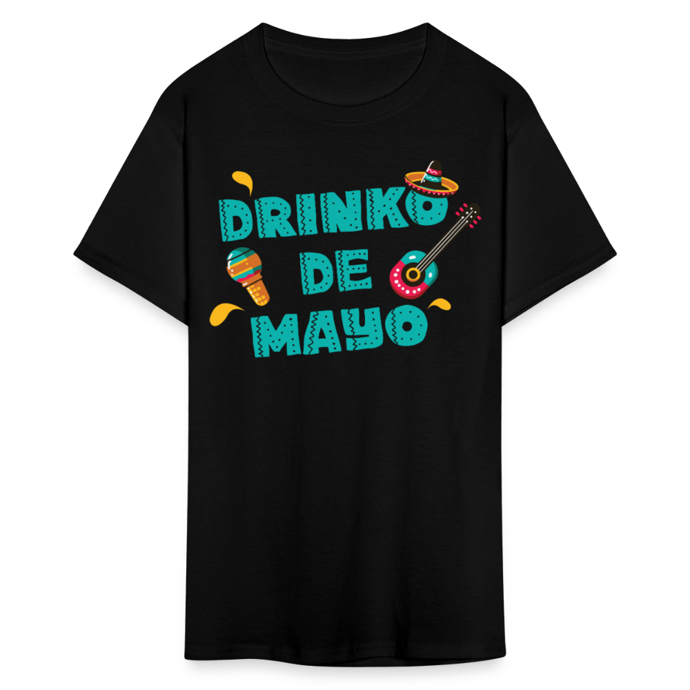 Mexican Fiesta Drinking Outfit Drinko De Mayo Party T-shirt - black