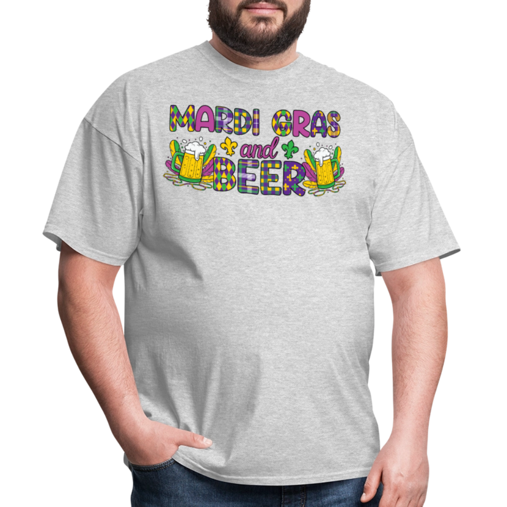 Drinking Team Mardi Gras Beer Party Classic T-shirt - heather gray