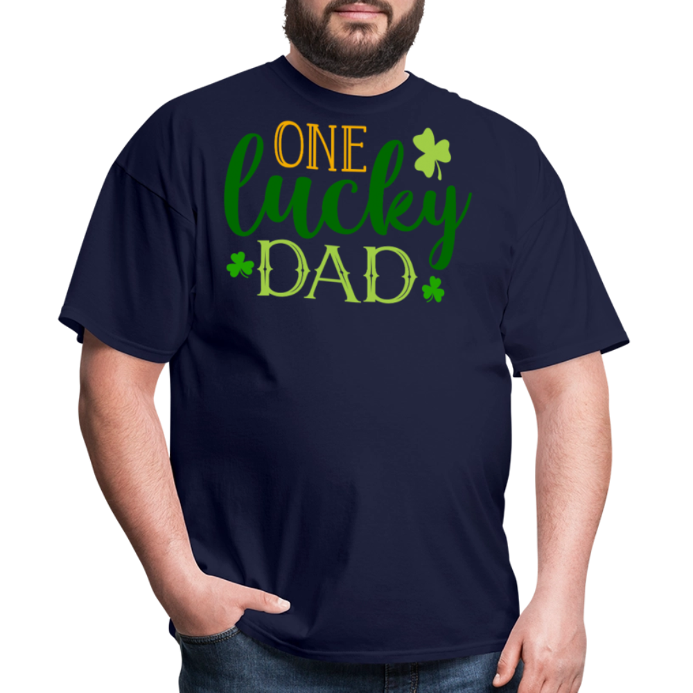 One Lucky Dad St Patrick’s Day T-shirt - navy