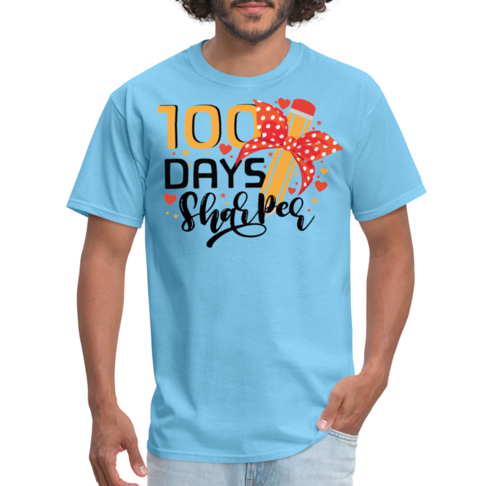 100 Days Of School Shirt For Teachers Unisex T-shirt - aquatic blue