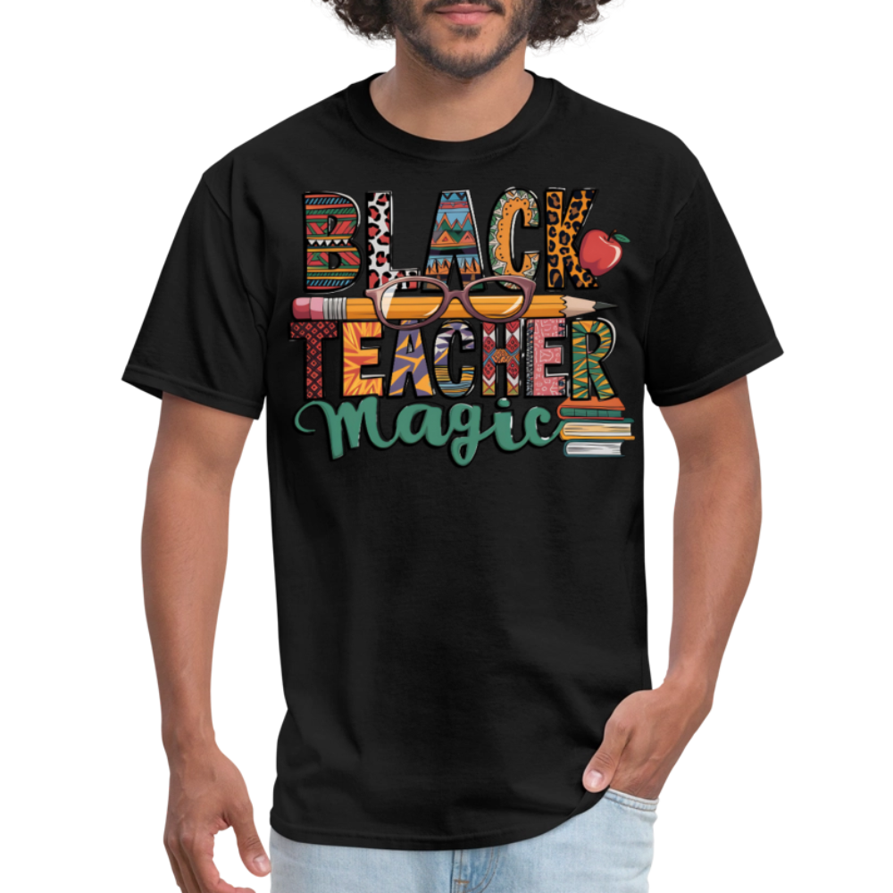 Teacher Appreciation Gift For Black Educators T-shirt - black