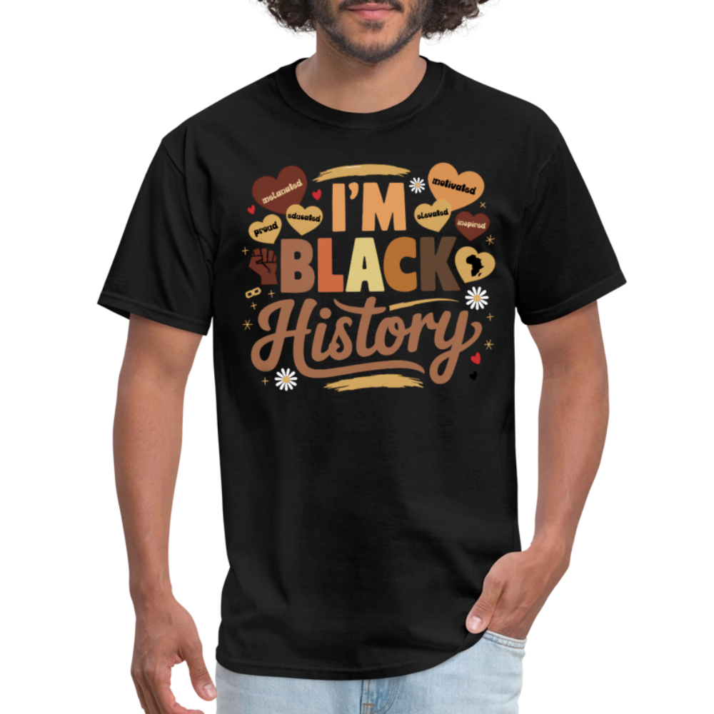 I’m Black History Shirt For Men and Women Clasic T-Shirt - black