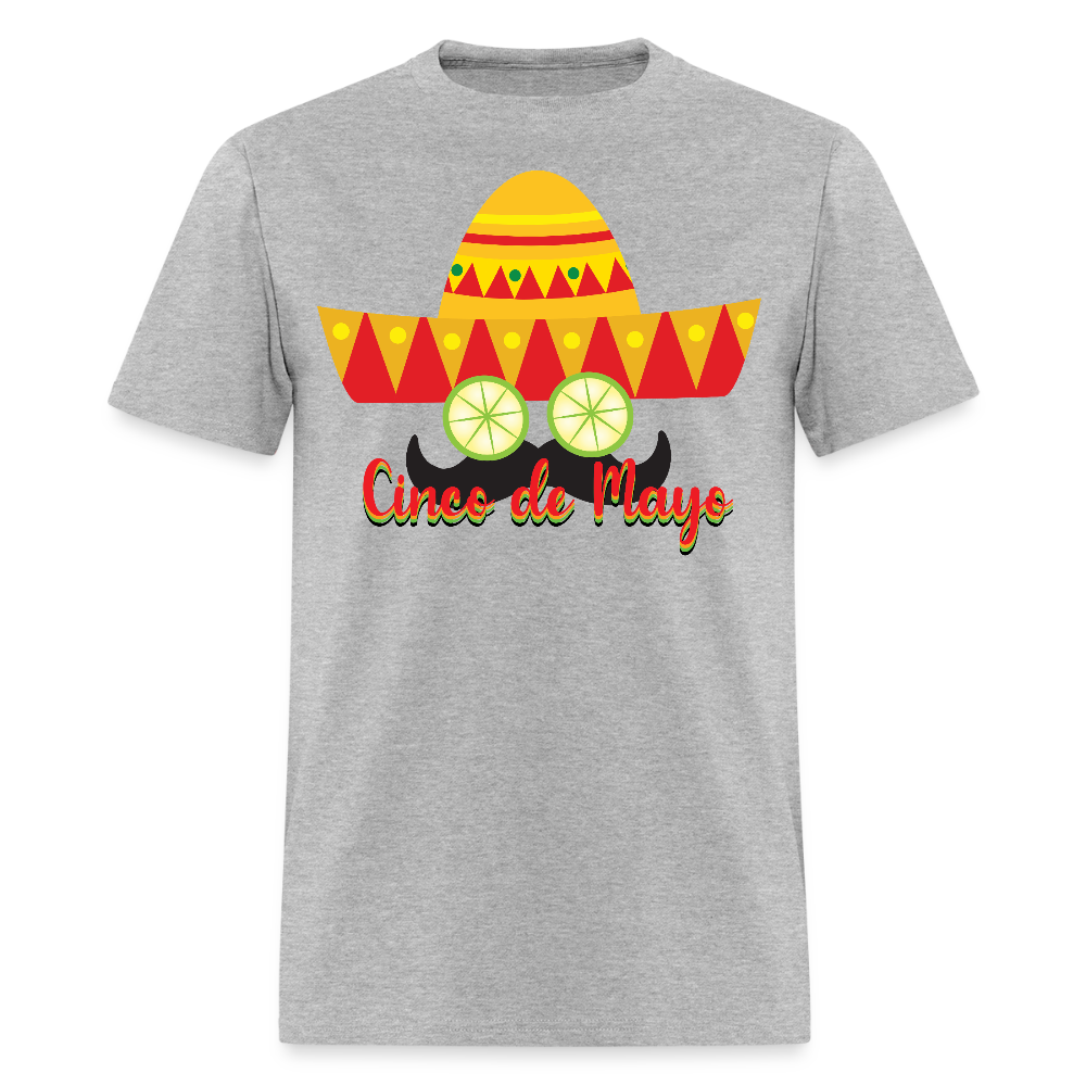 Mexican Fiesta themed Apparel For Cinco de Mayo T-shirt - heather gray