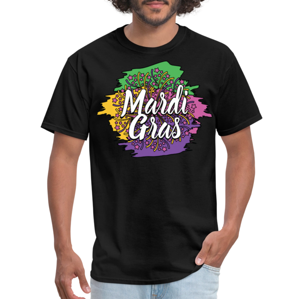 Mardi Gras Graphic Shirt For Men and Women Funny and Trendy Mardi Gras T-Shirt - black