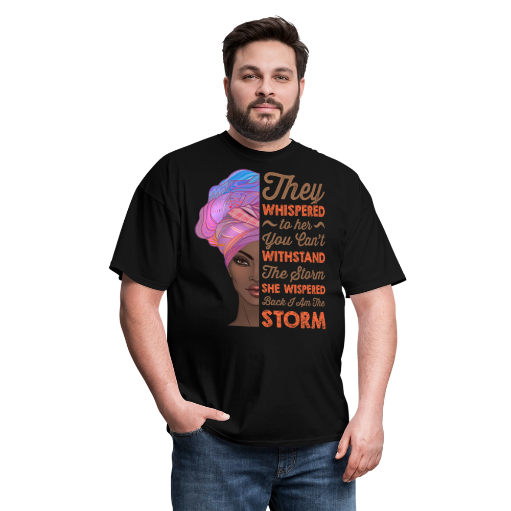 Women’s Self-Empowerment Shirt I Am The Storm Unisex T-Shirt - black
