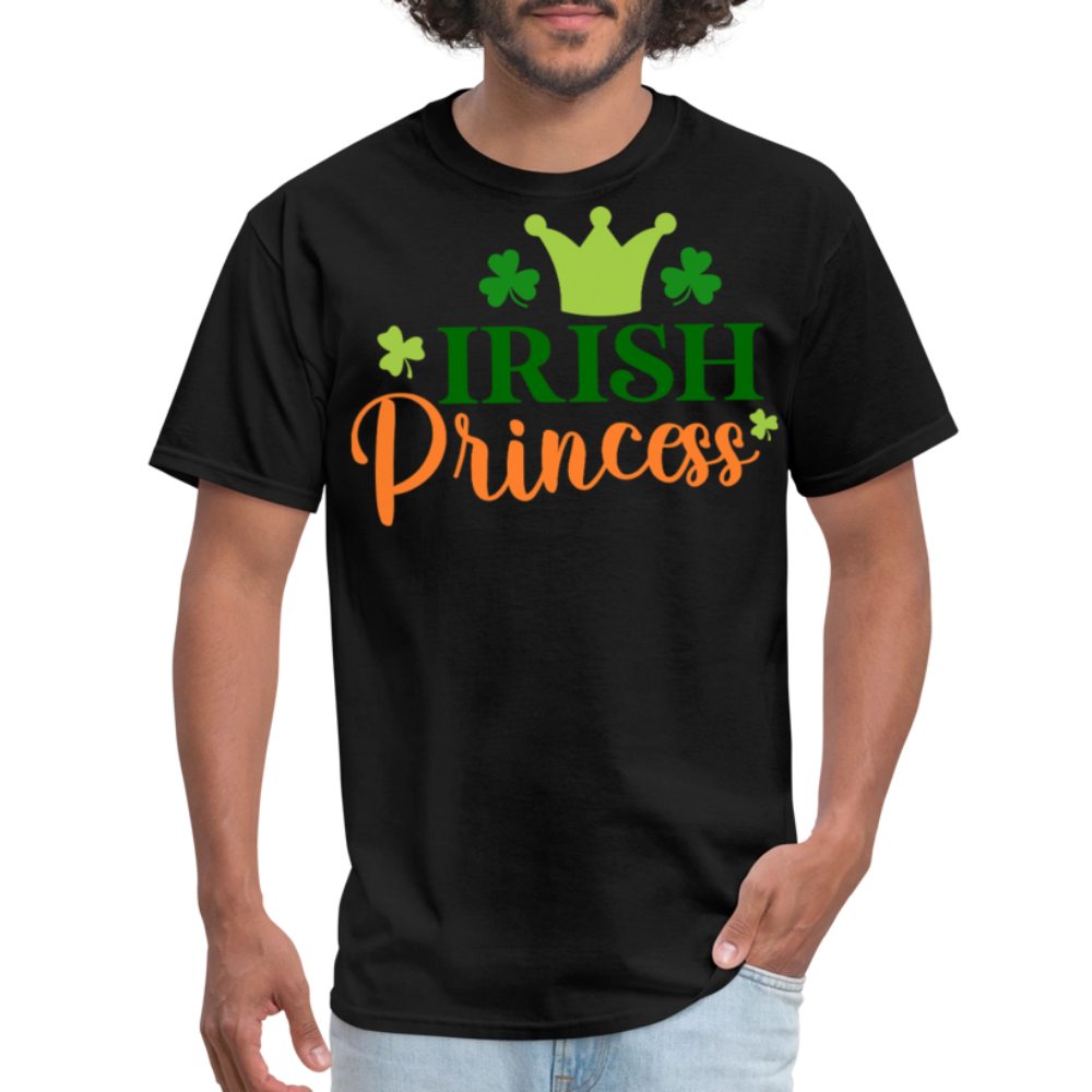 Cute Irish Princess St Patrick’s Day Women T-Shirt - black