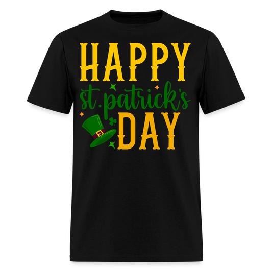 Lucky Shamrock St Patrick’s Day T-shirt - black