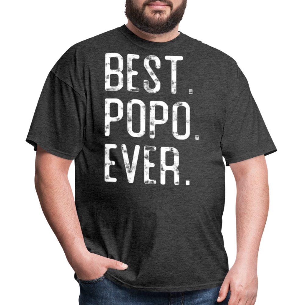 Father’s Day Gift For Popo T-shirt - heather black
