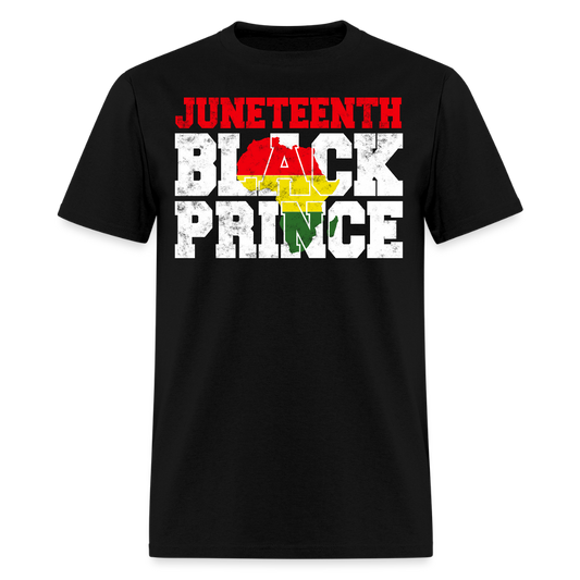 Black Prince Juneteenth Black Empowerment T-Shirt - black
