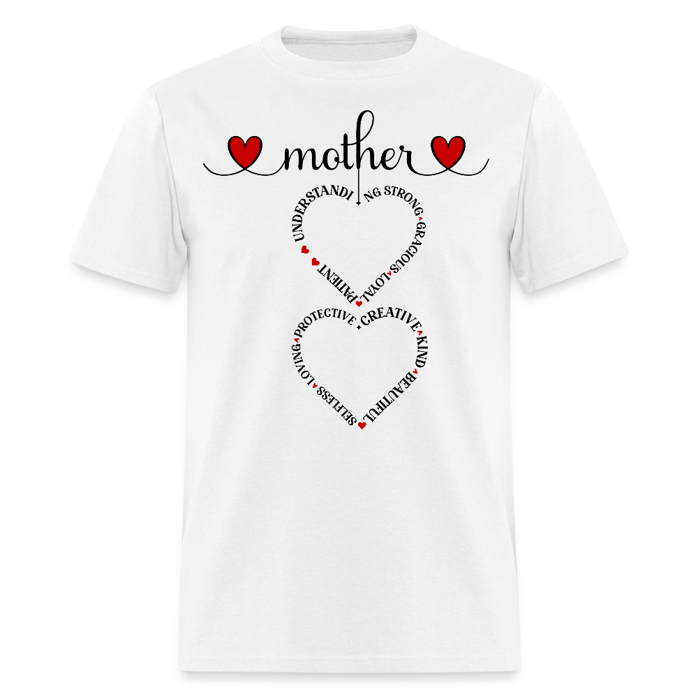Love For Mom Infinity Mother’s Day Gift T-shirt - white