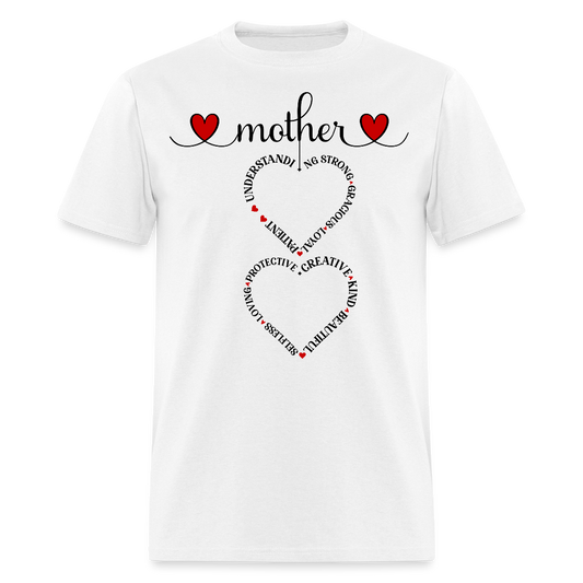 Love For Mom Infinity Mother’s Day Gift T-shirt - white