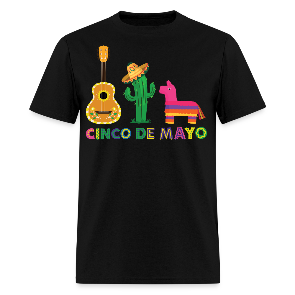 Cinco De Mayo Party Outfit Funny Mexican Fiesta T-shirt - black