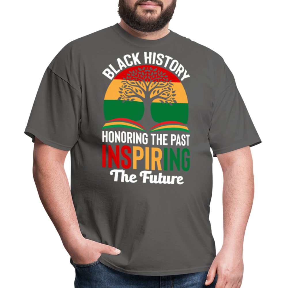 Honoring Black History Inspirational Unisex T-shirt - charcoal