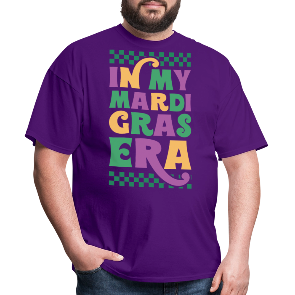 Funny and Stylish Mardi Gras Graphic Tees In My Mardi Gras Era T-shirt - purple