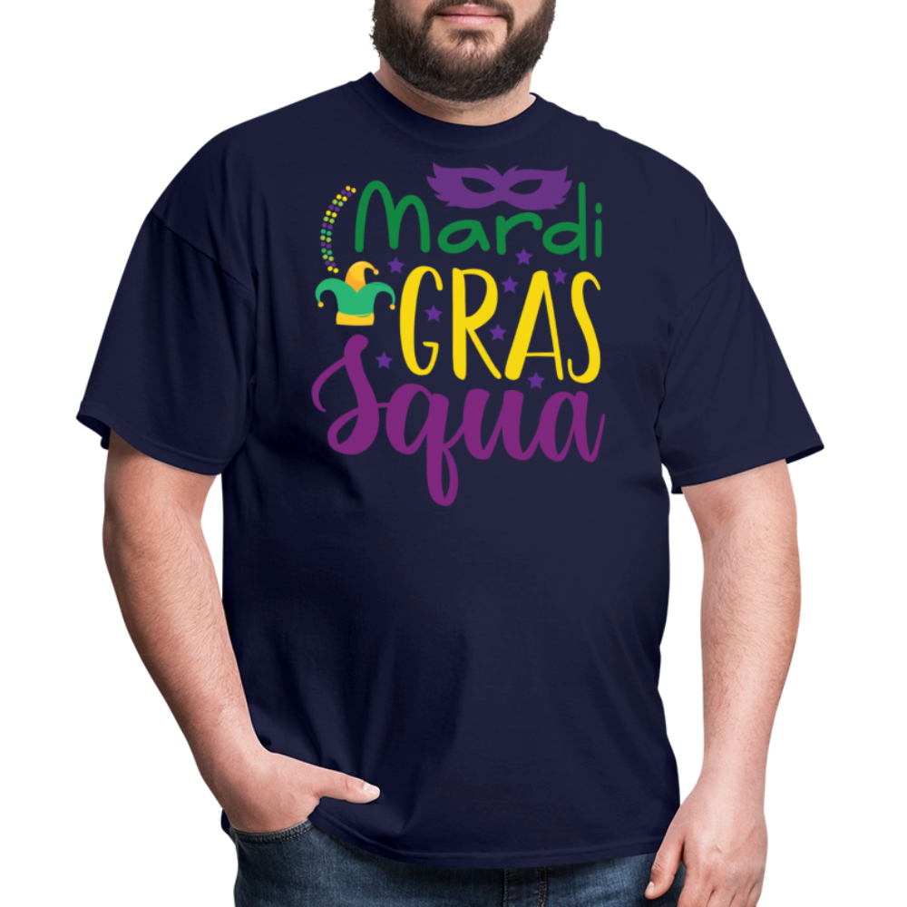 Mardi Gras Squad shirts For Groups New Orleans Party T-Shirt - navy