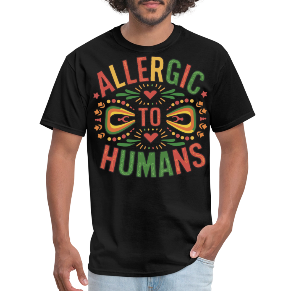 Best Cinco De Mayo Gifts For Fiesta Lovers Allergic To Humans T-shirt - black