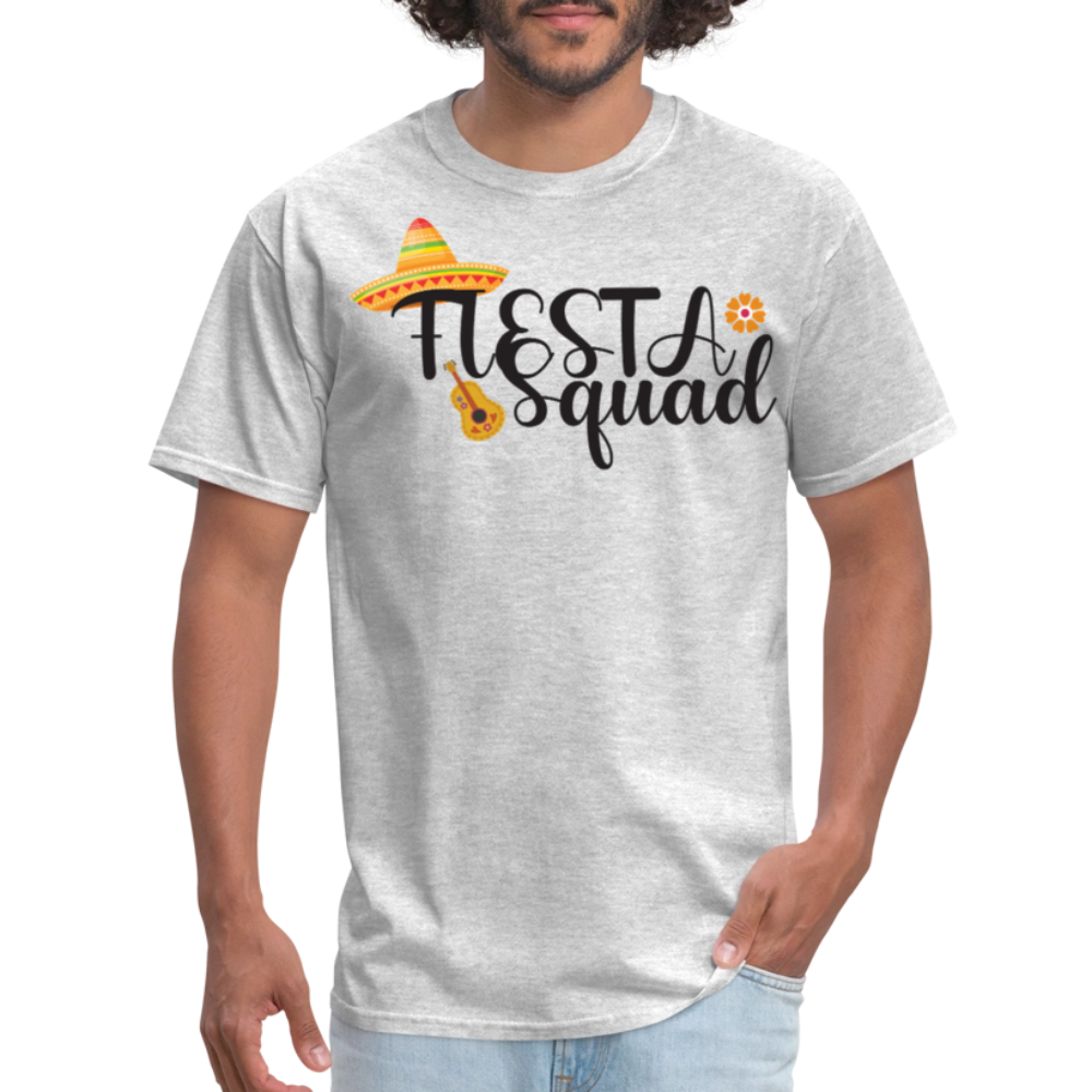 Fiesta Squad Matching Shirts For Cinco De Mayo Mexican Party T-shirt - heather gray