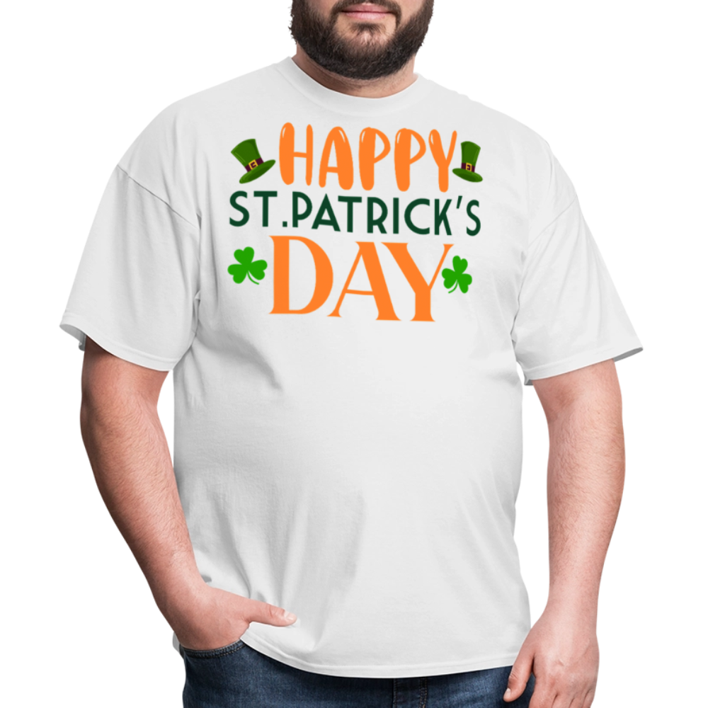 Cute Leprechaun-themed St Paddy’s Tee St Patrick’s Day T-shirt - white