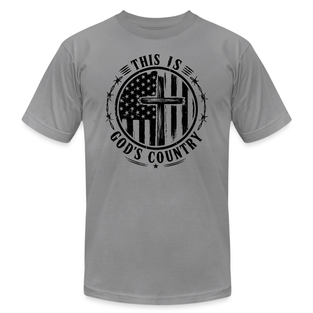 This Is God's Country T-Shirt | Bella + Canvas Unisex Tee - slate