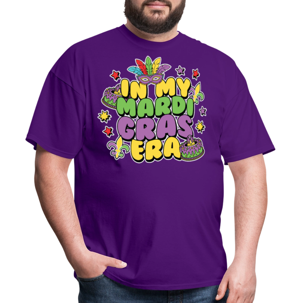 In My Mardi Gras Era Tee For Festival Goers Colorful Mardi Gras Party T-shirt - purple