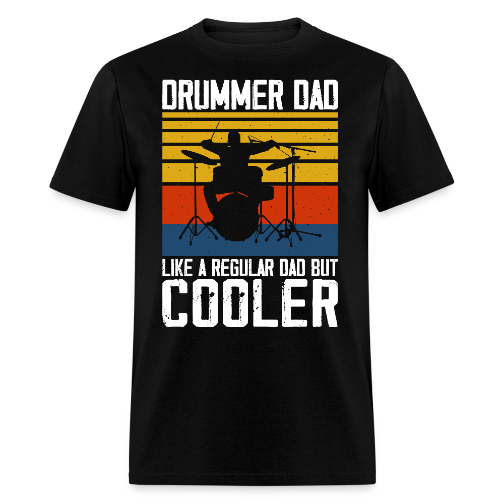 Unique Gifts For Drumming Dads T-shirt - black