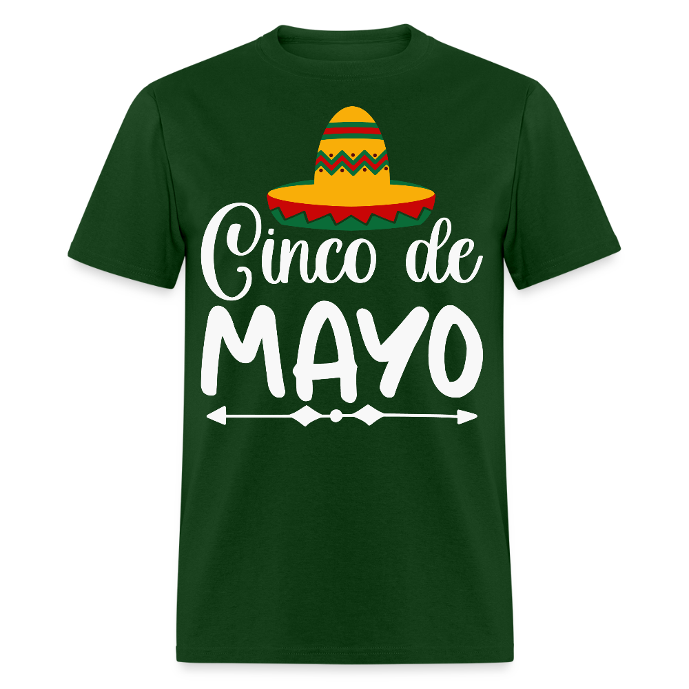 Cinco de Mayo Party Tees for Men and Women T-shirt - forest green