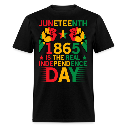 Juneteenth 1865 Independence Day T-shirt - black