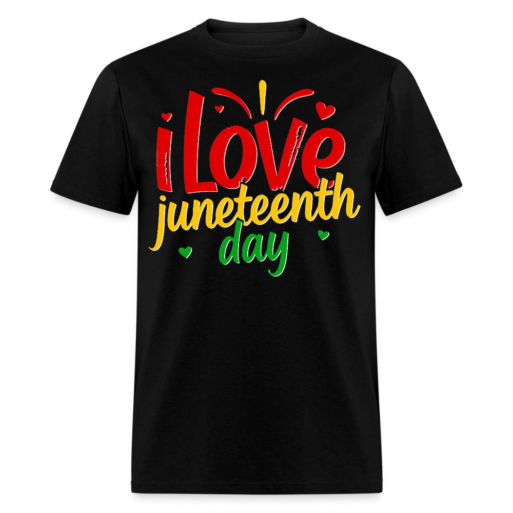 Juneteenth Celebration Tee For Black Pride T-shirt - black