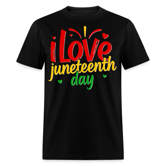 Juneteenth Celebration Tee For Black Pride T-shirt - black