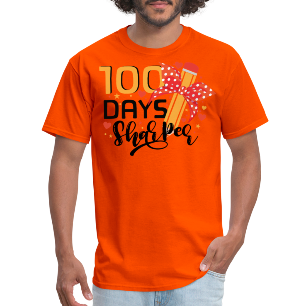 100 Days Of School Shirt For Teachers Unisex T-shirt - orange