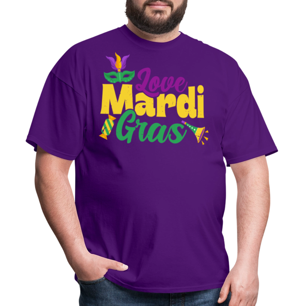 Funny Mardi Gras Shirts For Carnival Lovers Funny Mardi Gras T-shirt - purple