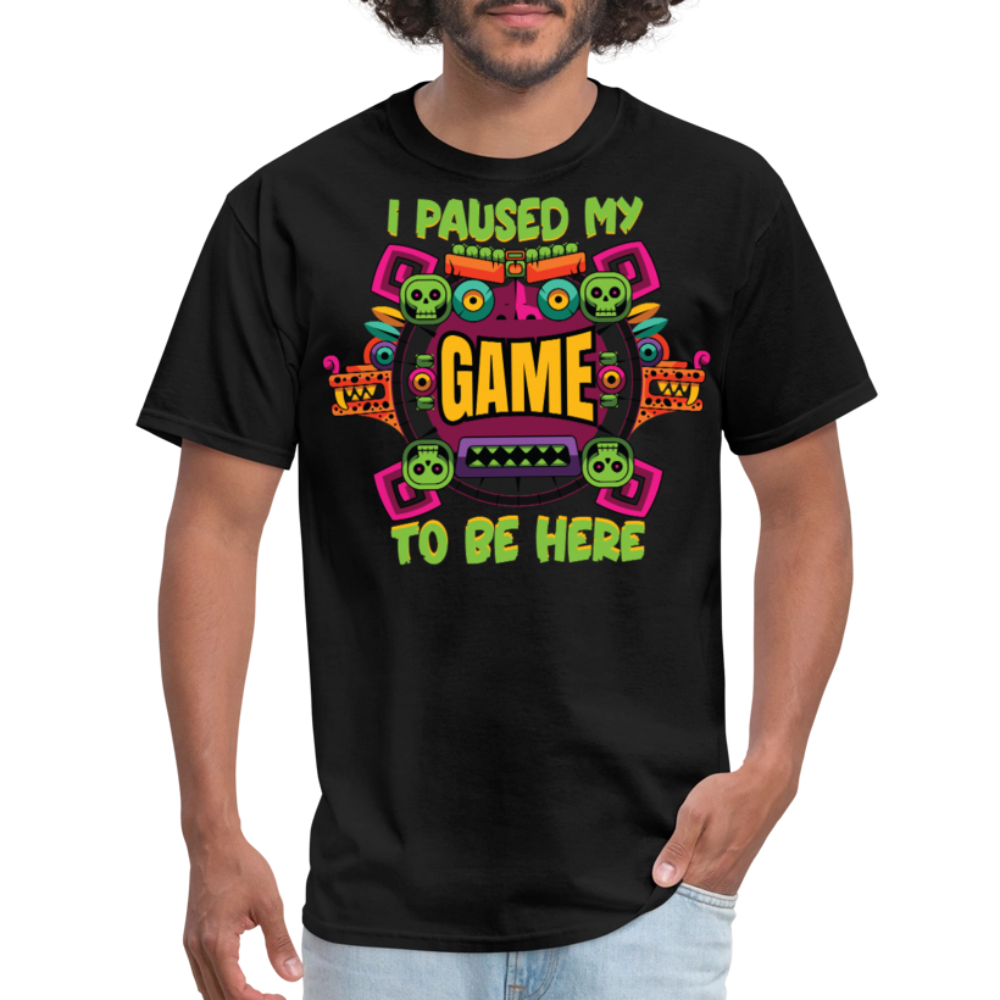 I Paused My Game For Cinco De Mayo T-shirt - black