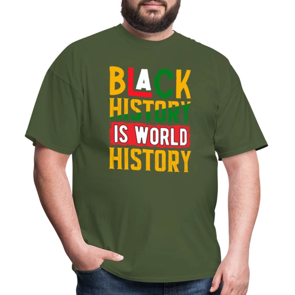 Black history Shirt For Cultural Pride Black Empowerment T-shirt - military green