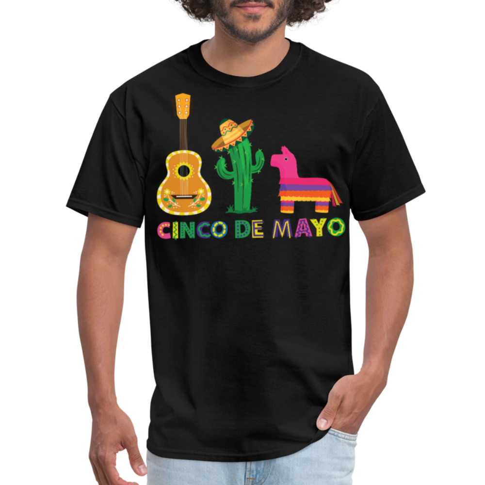 Cinco De Mayo Party Outfit Funny Mexican Fiesta T-shirt - black