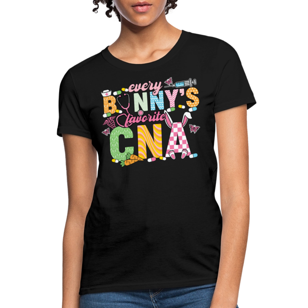 Every Bunny’s Favorite CNA Easter T-Shirt - black